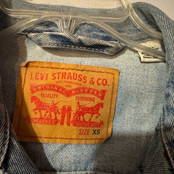 Levi's Men's Blue Denim Jacket size XS - Picture 3 of 6